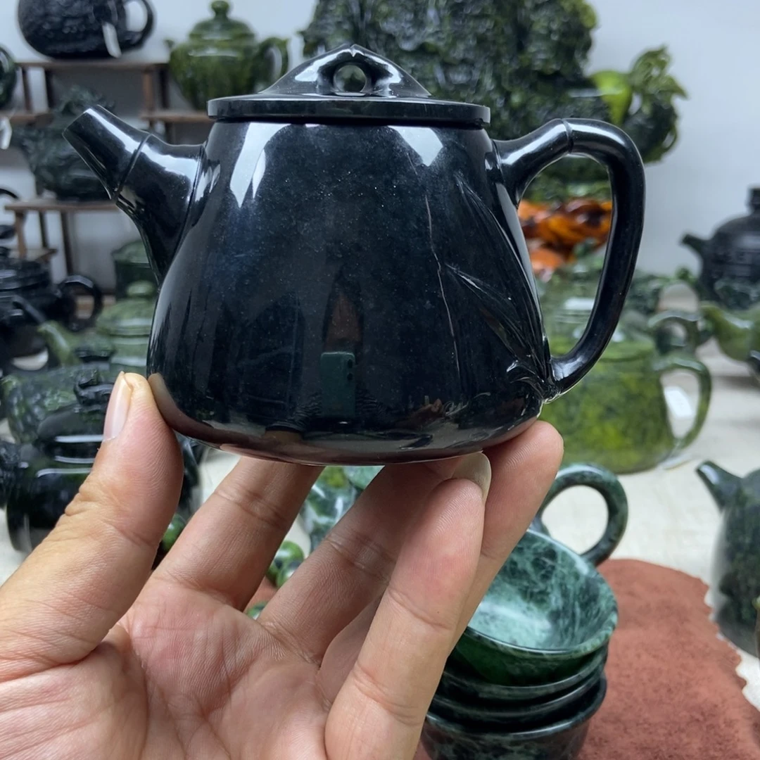 藏玉药王石工厂茶壶