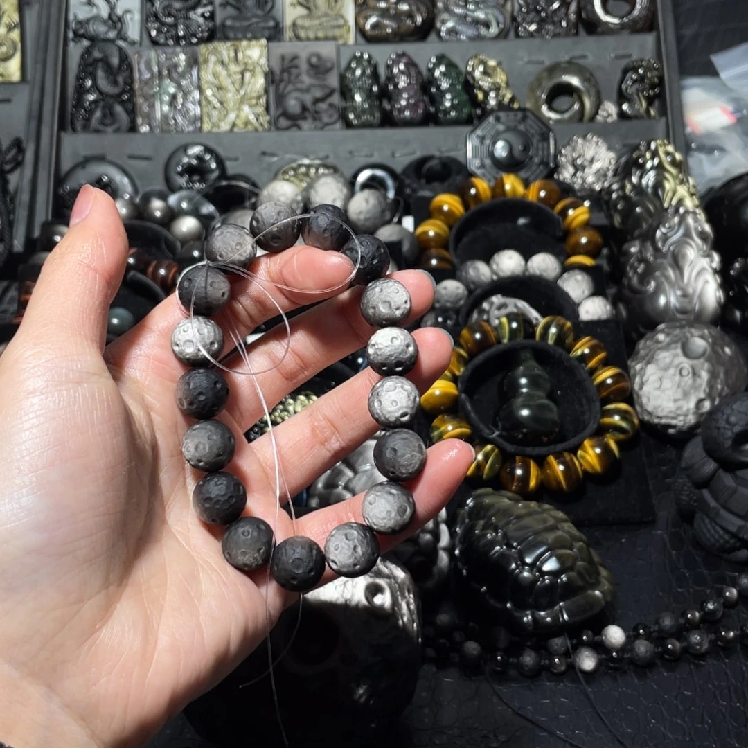 小***哥黑曜岩未镶嵌珠宝奇石