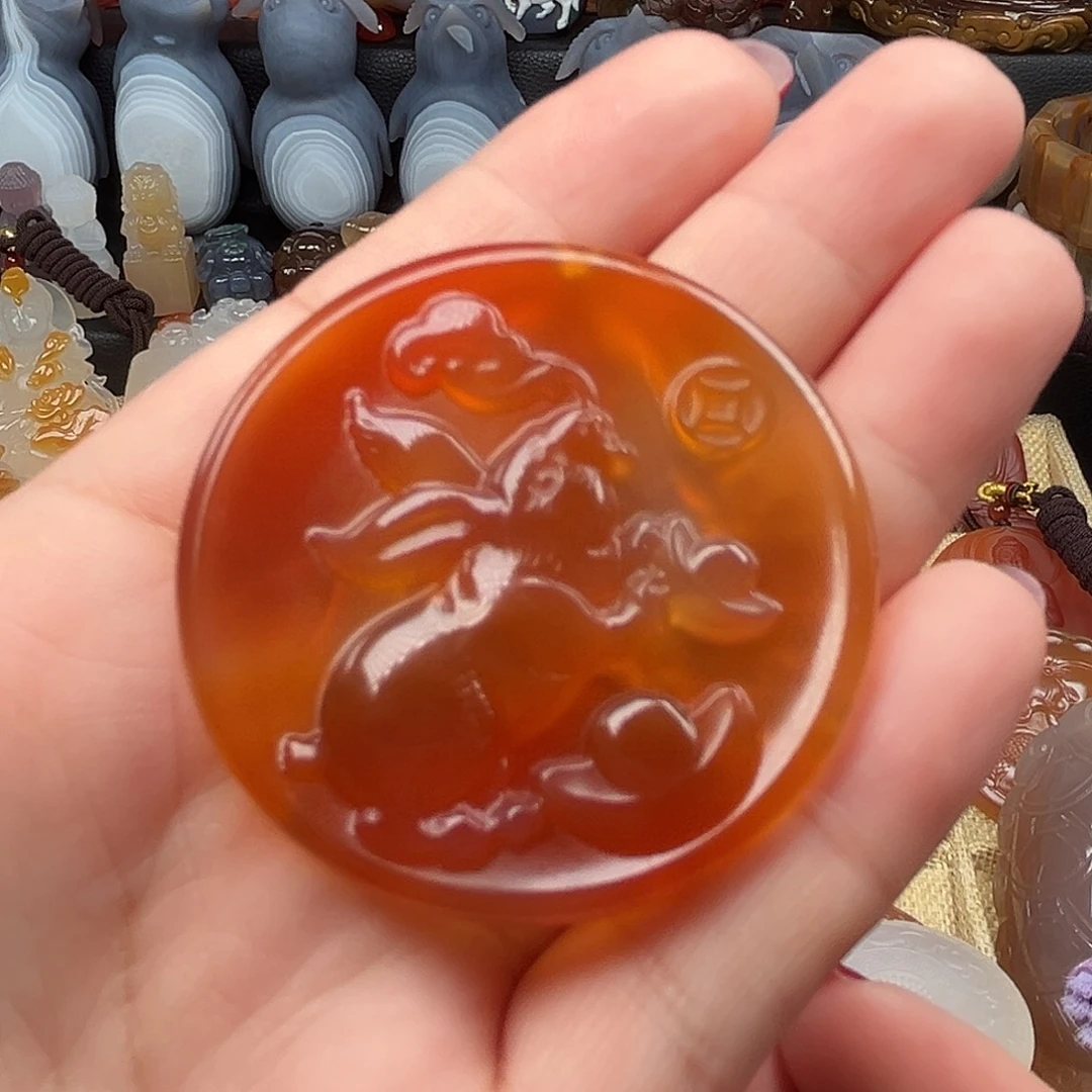 玛瑙/玉髓未镶嵌颈饰