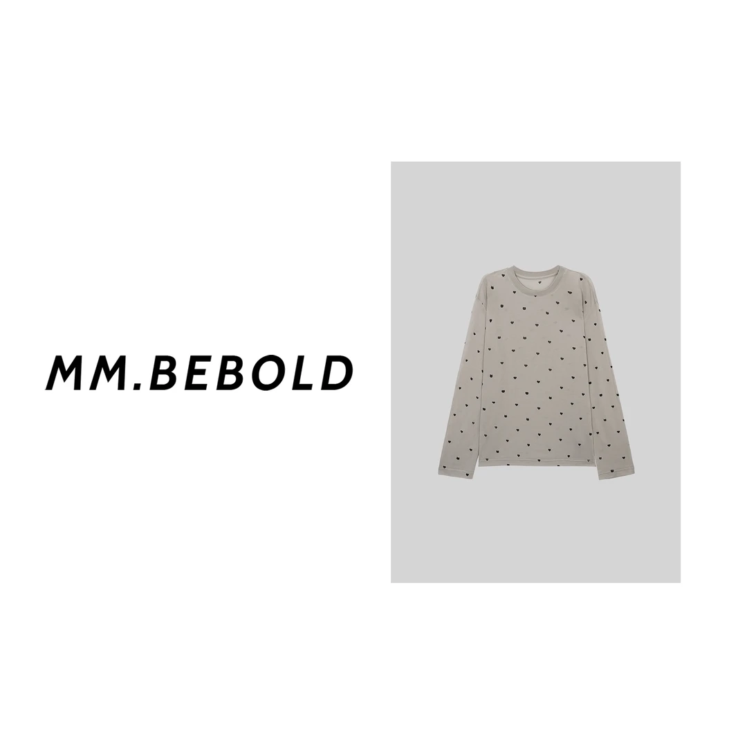 【蓓蓓精选】圆领波点长袖T恤LZ10972