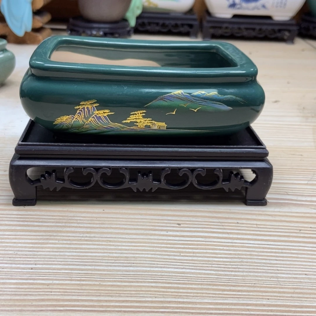 瓷片陶瓷花盆陶瓷艺术