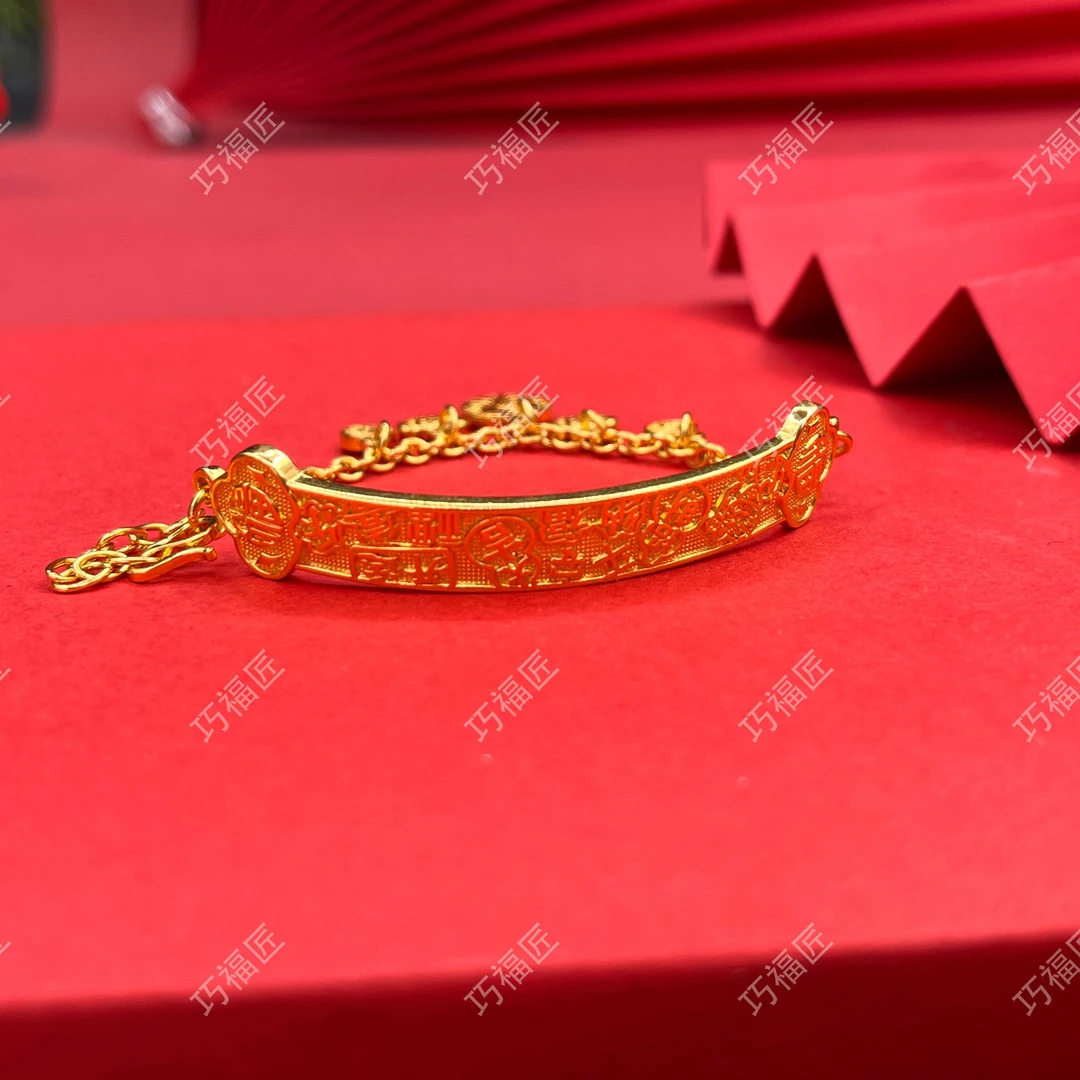 足银手链 吉言蝴蝶半镯 气质百搭轻奢小众简约复古时尚精致