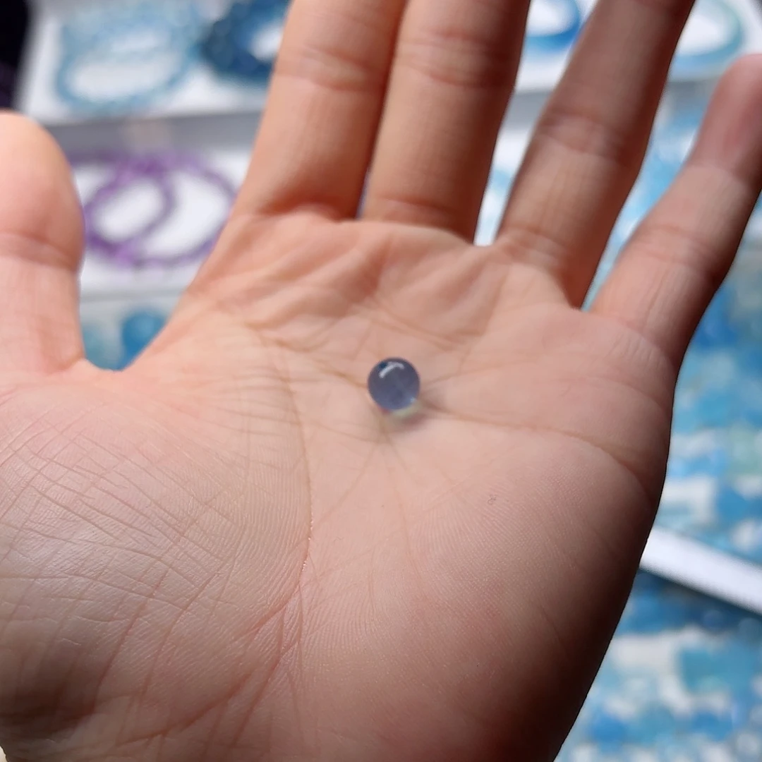 水晶手链未镶嵌魔鬼蓝7加