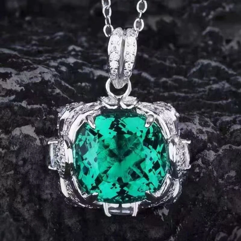 铜合金锆石吊坠 项链吊坠超仙项链气质爆款礼服配饰7661-2