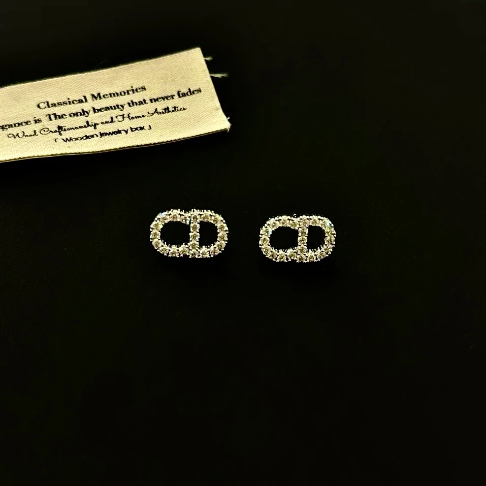 铜合金锆石耳饰 【锦瑟悠悠】猪鼻子耳钉379