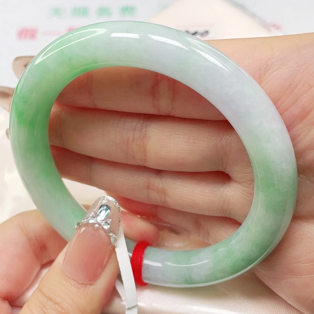 未镶嵌手镯翡翠H*i圆条56