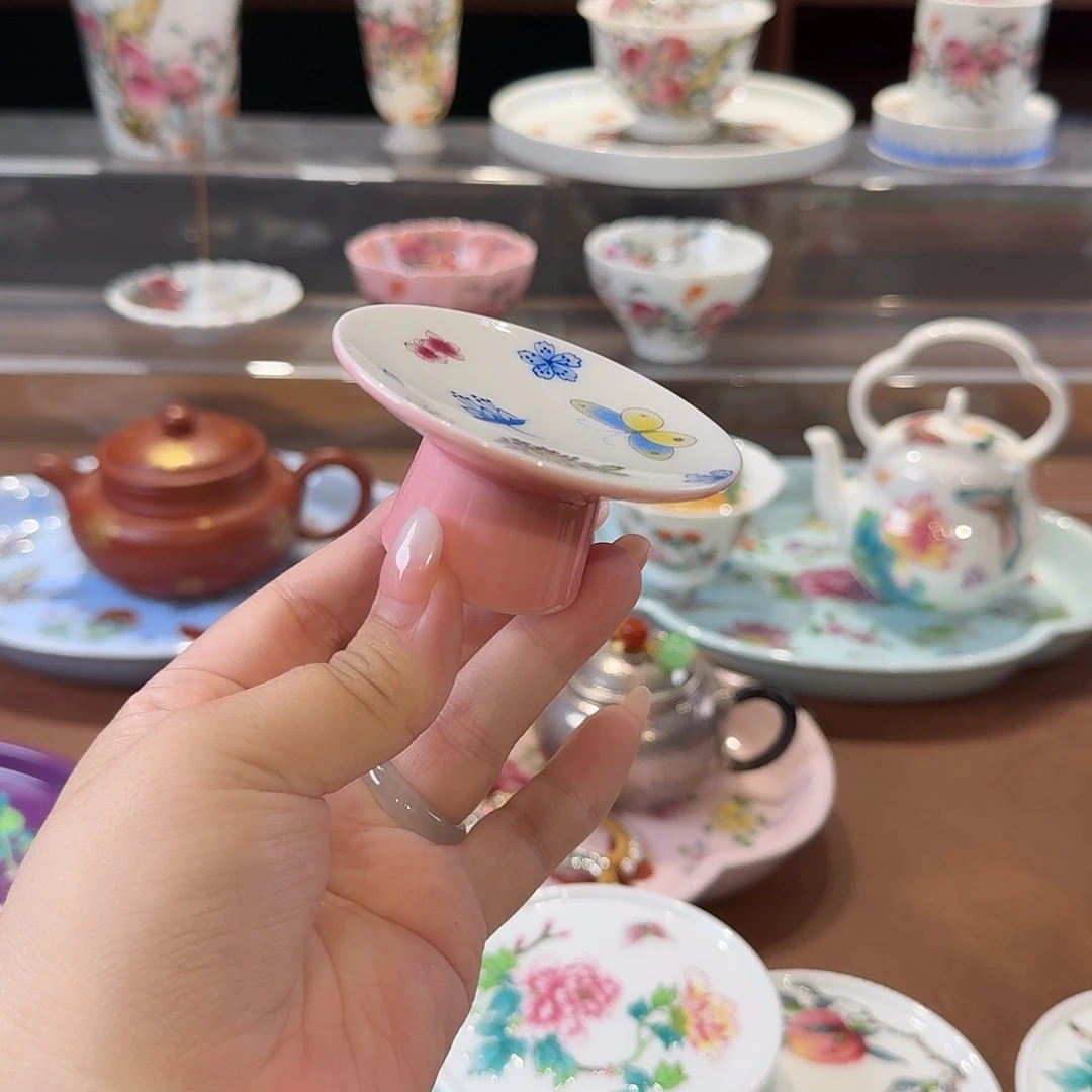 珐琅彩主人杯茶具套装
