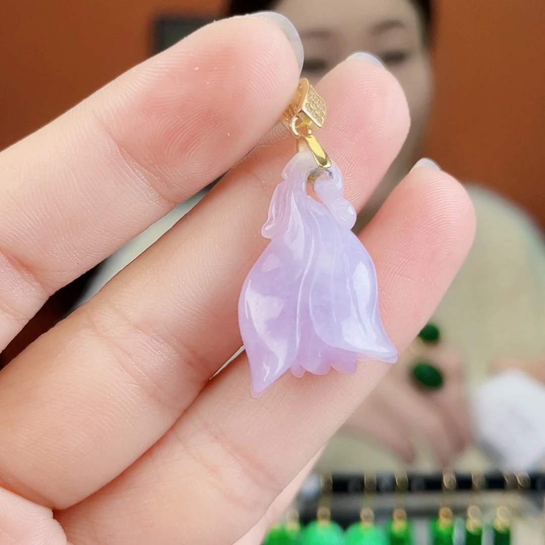 翡翠未镶嵌耳饰饰品