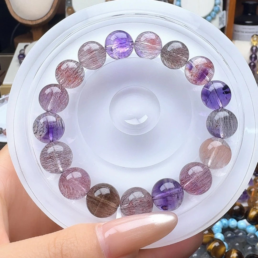 水晶手串未镶嵌毕业级超七