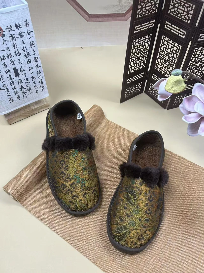 【富贵-面包棉鞋】手工布鞋千层底布鞋