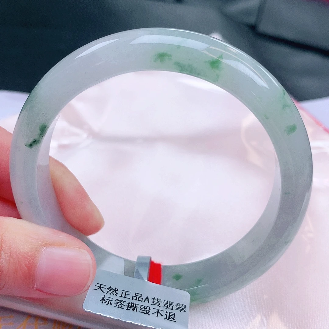 翡翠未镶嵌手镯缅甸天然a货翡翠手镯