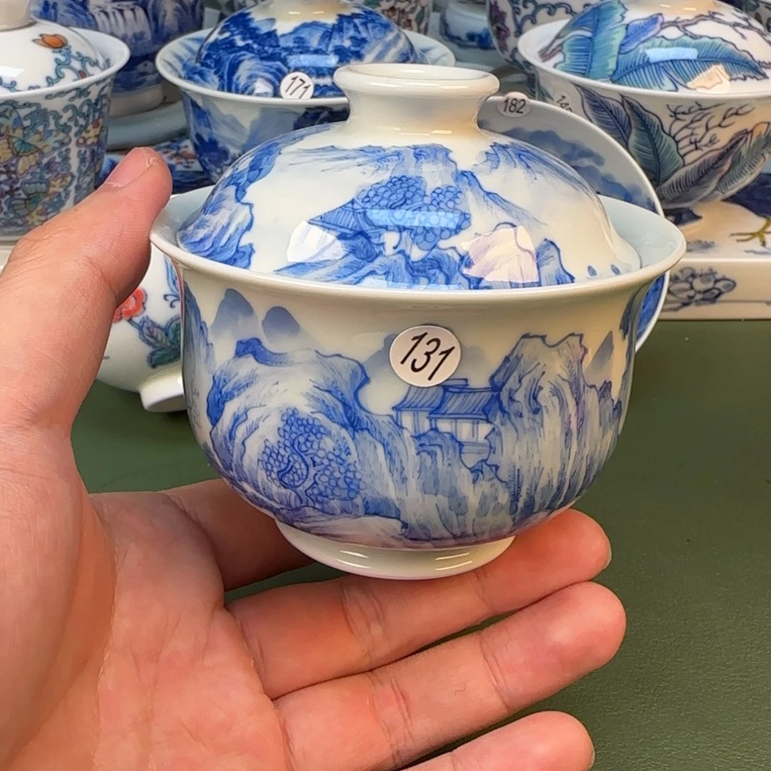 彦祖纯手工手绘茶具131