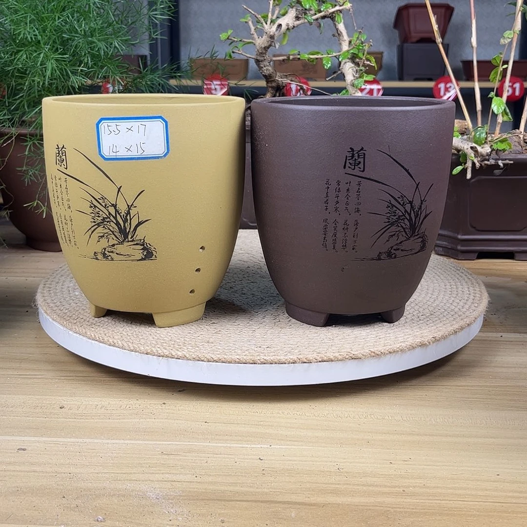 紫砂花盆紫砂花盆