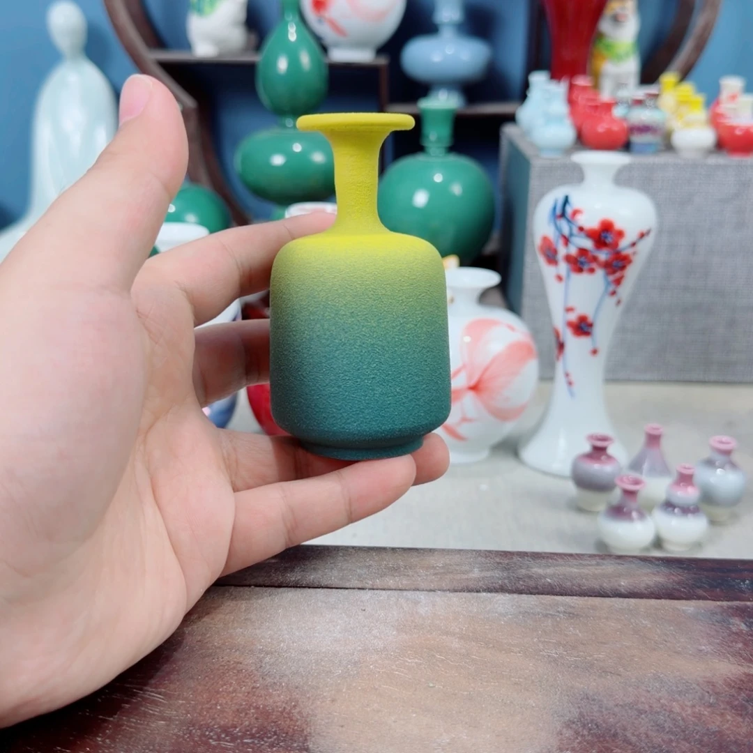 陶瓷手工小花器摆件