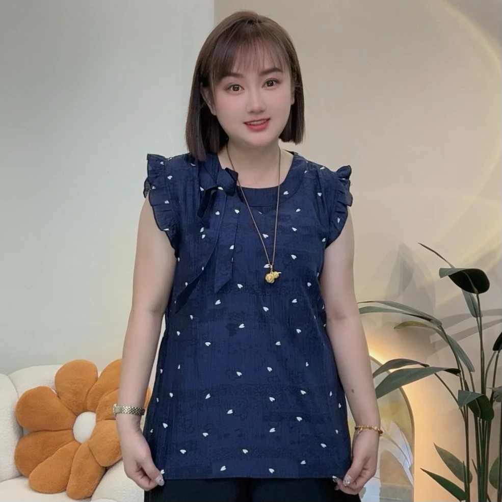 小爽家^_^夏季洋气设计感绑带高级可爱韩版爱心显瘦半袖