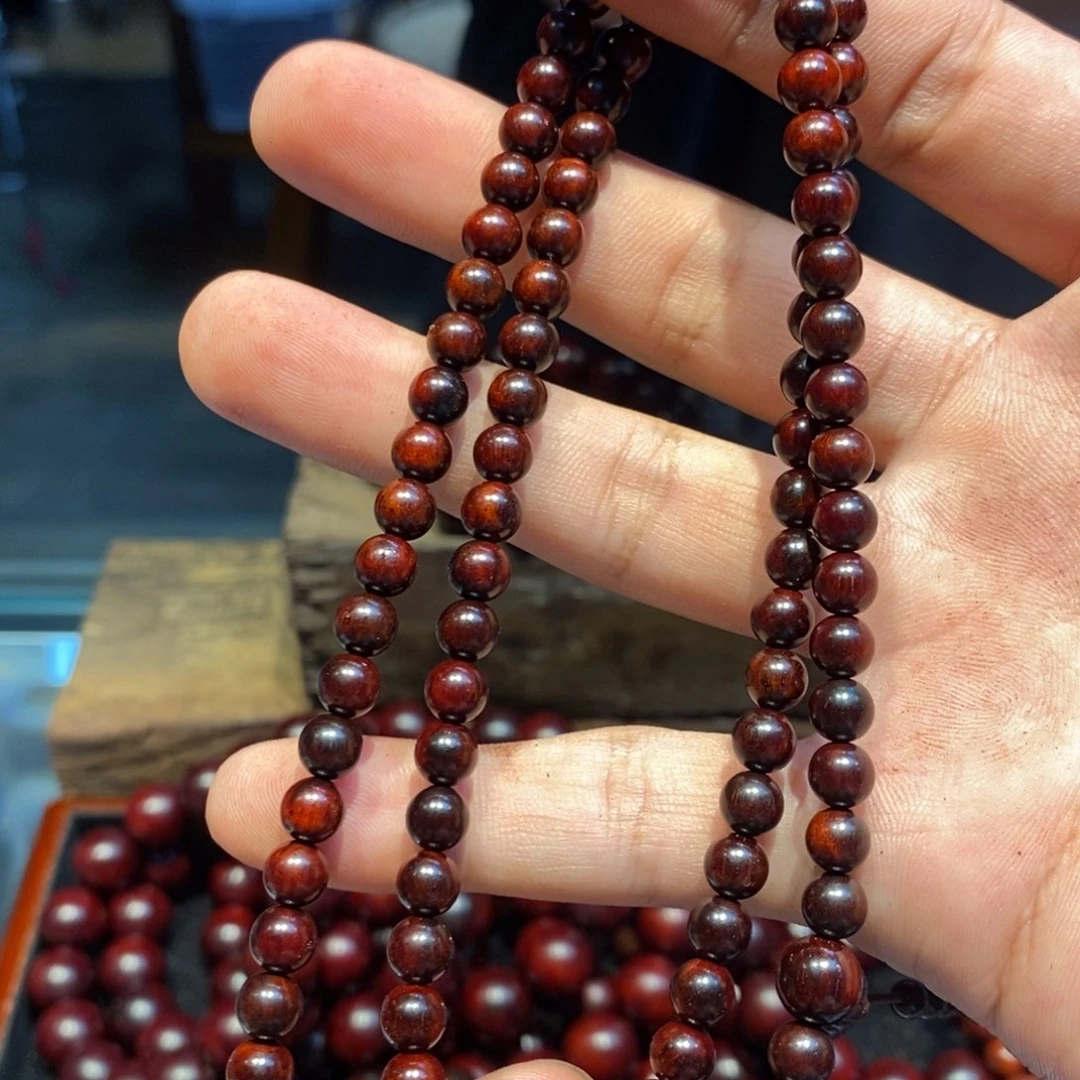 小叶紫檀手串/手链0.6火焰