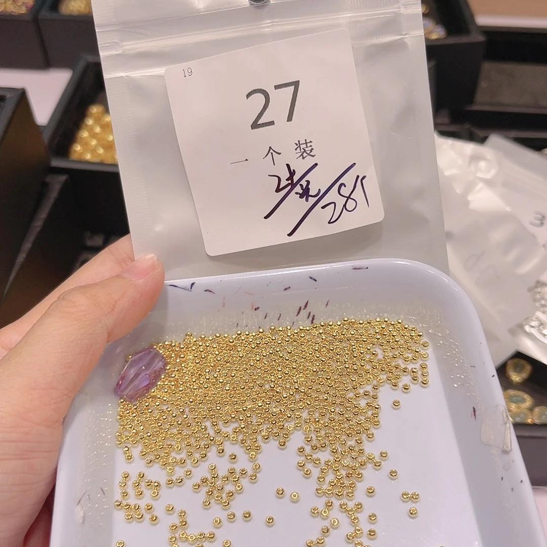 紫晶珠宝半成品银S925镀金镶嵌27