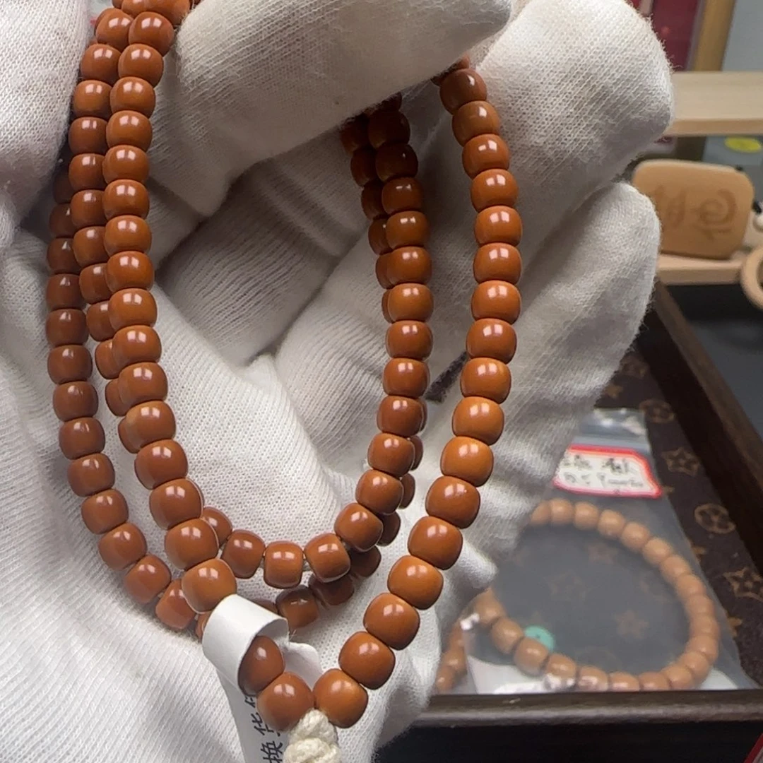 手串橄榄核老挝长串极限弧5.3mm