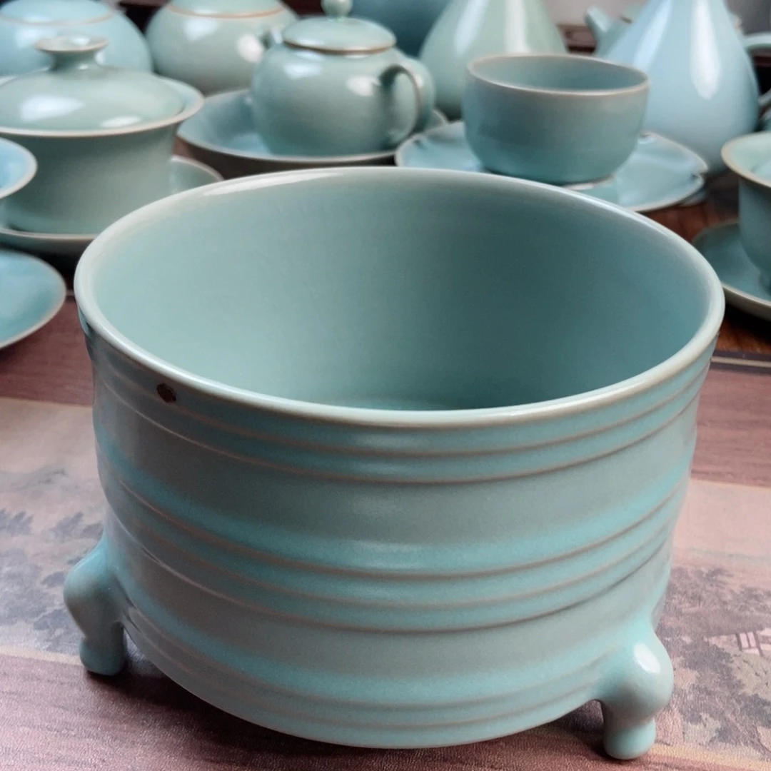 摆件瓷原产地原矿汝瓷～茶器