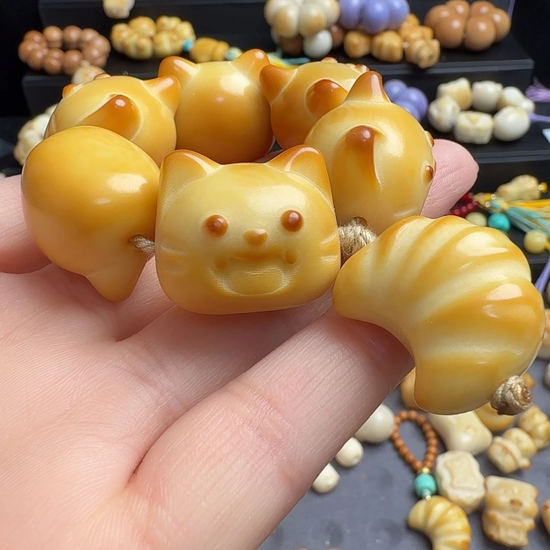 猴头核桃手串猫头手撵