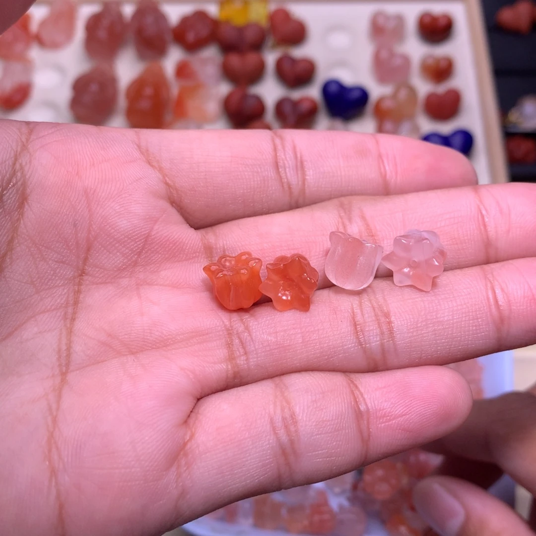 蓝***未镶嵌南红玛瑙珠宝半成品14