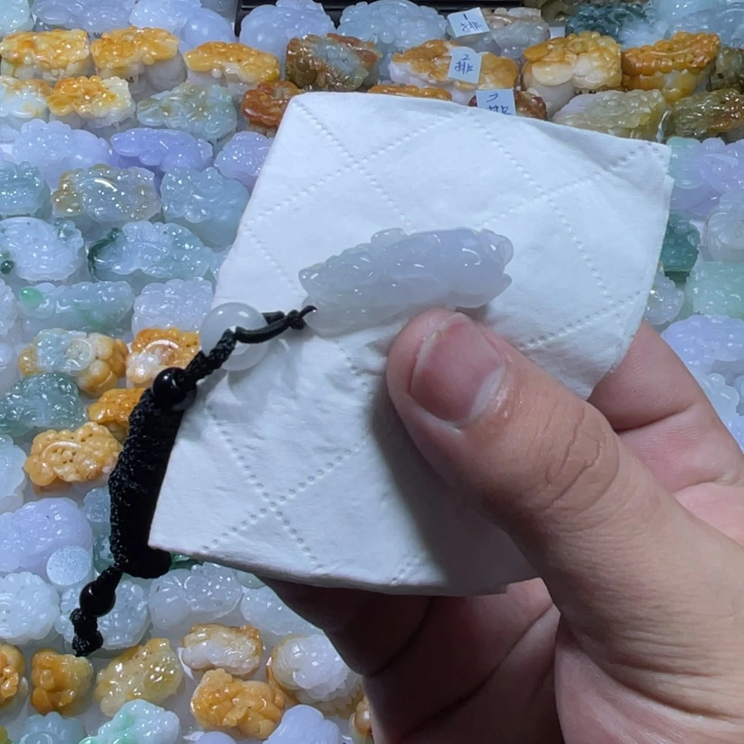 翡翠未镶嵌颈饰天然