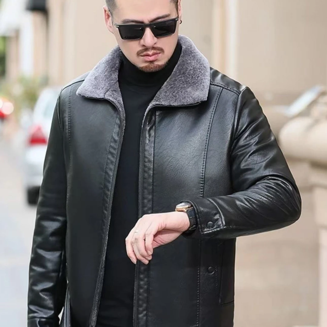 【M】男士冬款时尚经典大气款休闲加厚外套M#0818