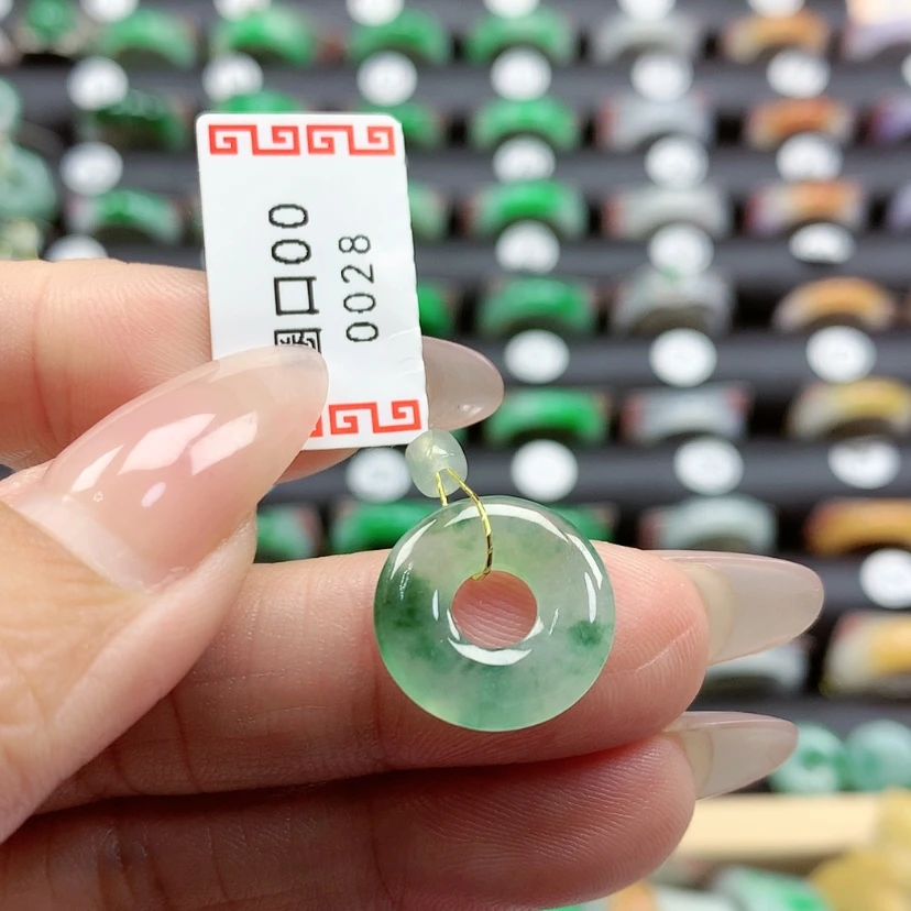 【闪购商品】翡翠戒指未镶嵌甜甜圈