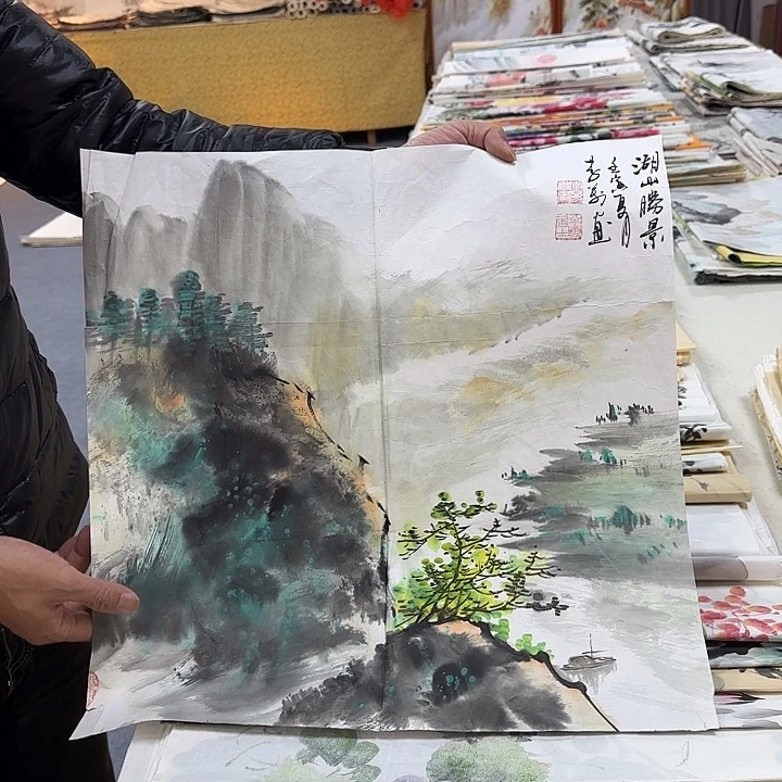 横款国画作品展览等活动