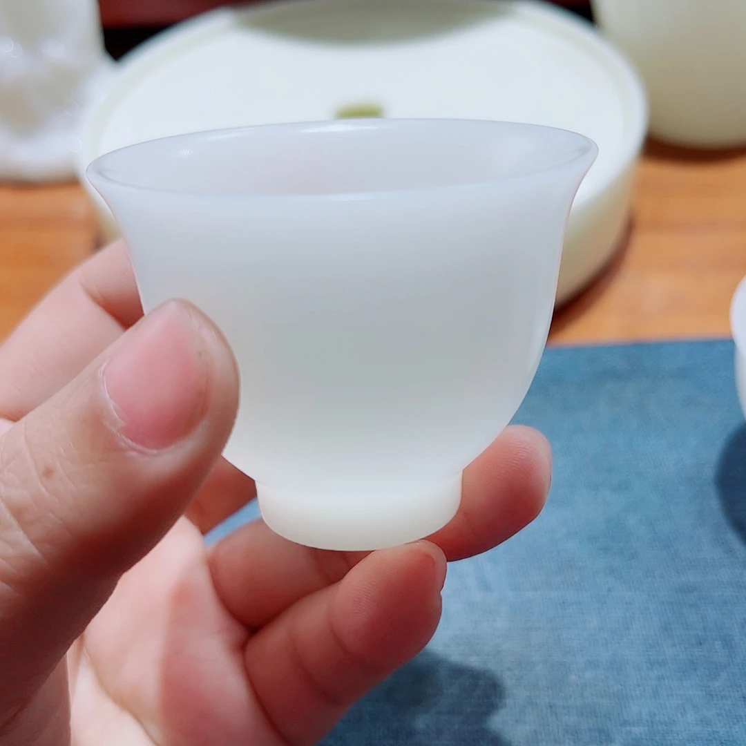 陶瓷6个素烧璞玉55ccccc