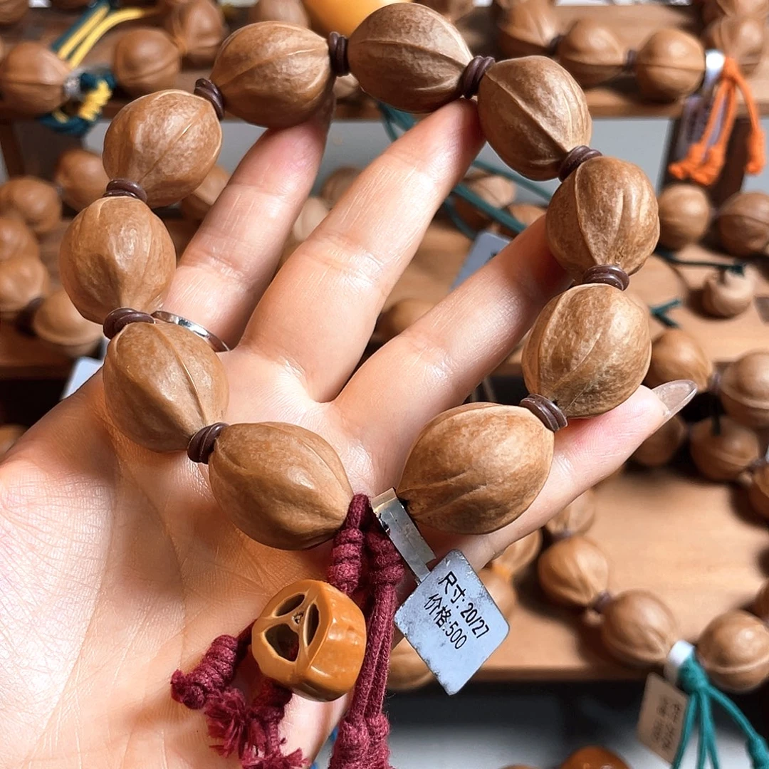 丶***沙手串/手链橄榄核20/27梅林铁核