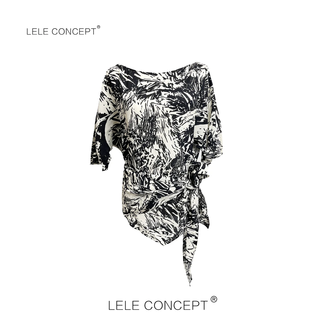LELE CONCEPT丨【如一】晕染半袖上衣S1099