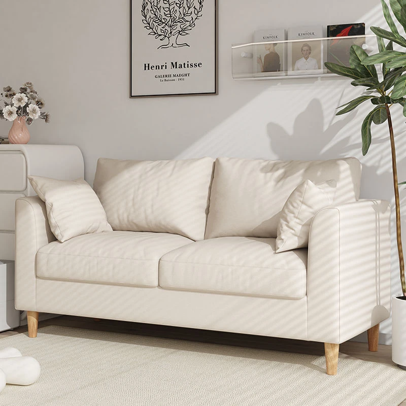 【迷你不占空间】沙发小户型出租屋简易布艺沙发服装店休息区接待