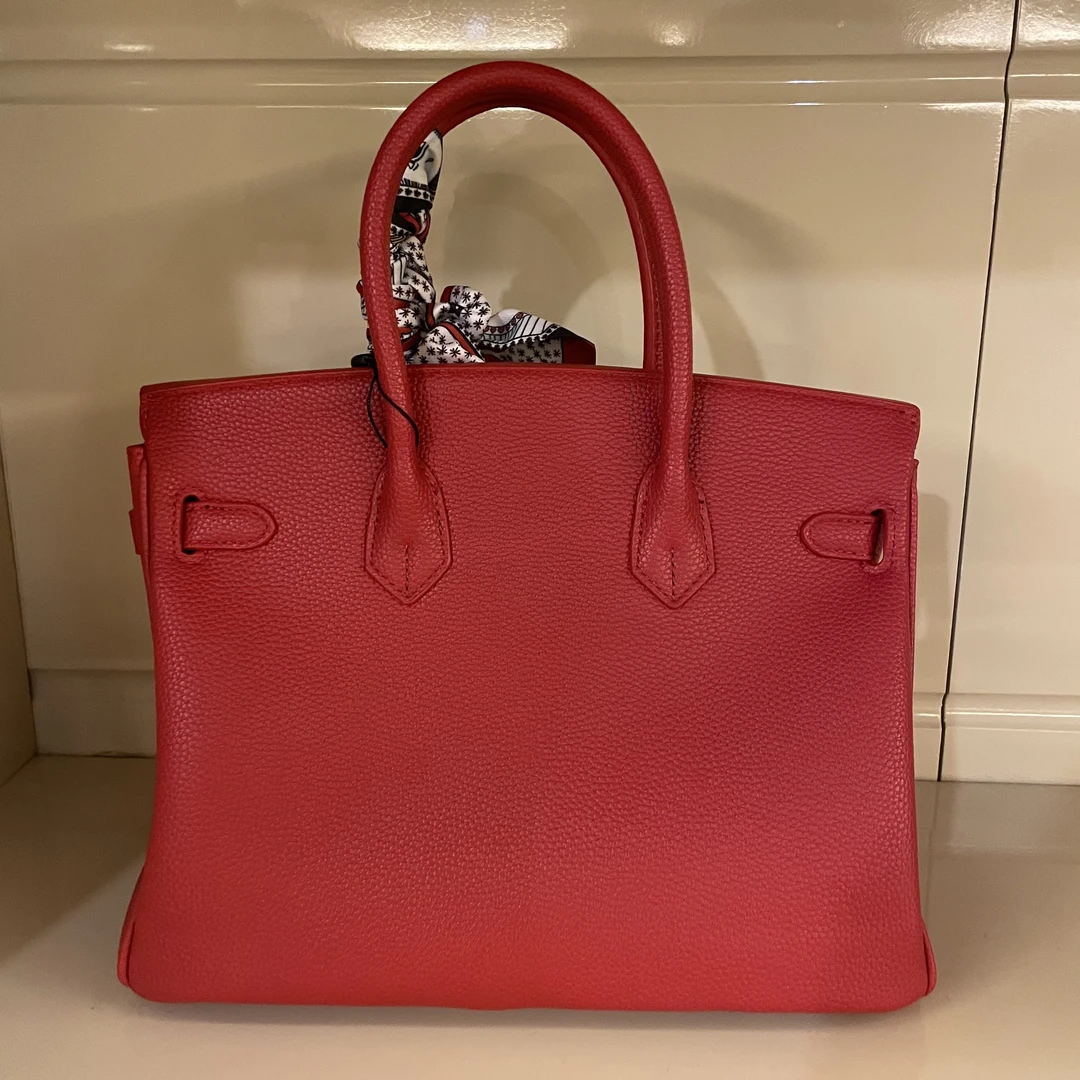 【30x16x24】2025时尚新款轻奢定制包包-5130金扣-30cm