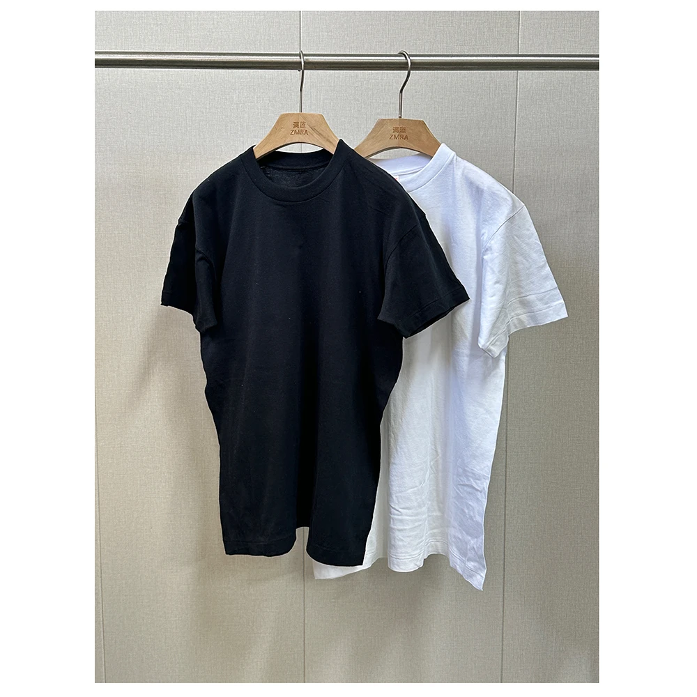 ZM710夏季新款纯色宽松圆领短袖T恤女