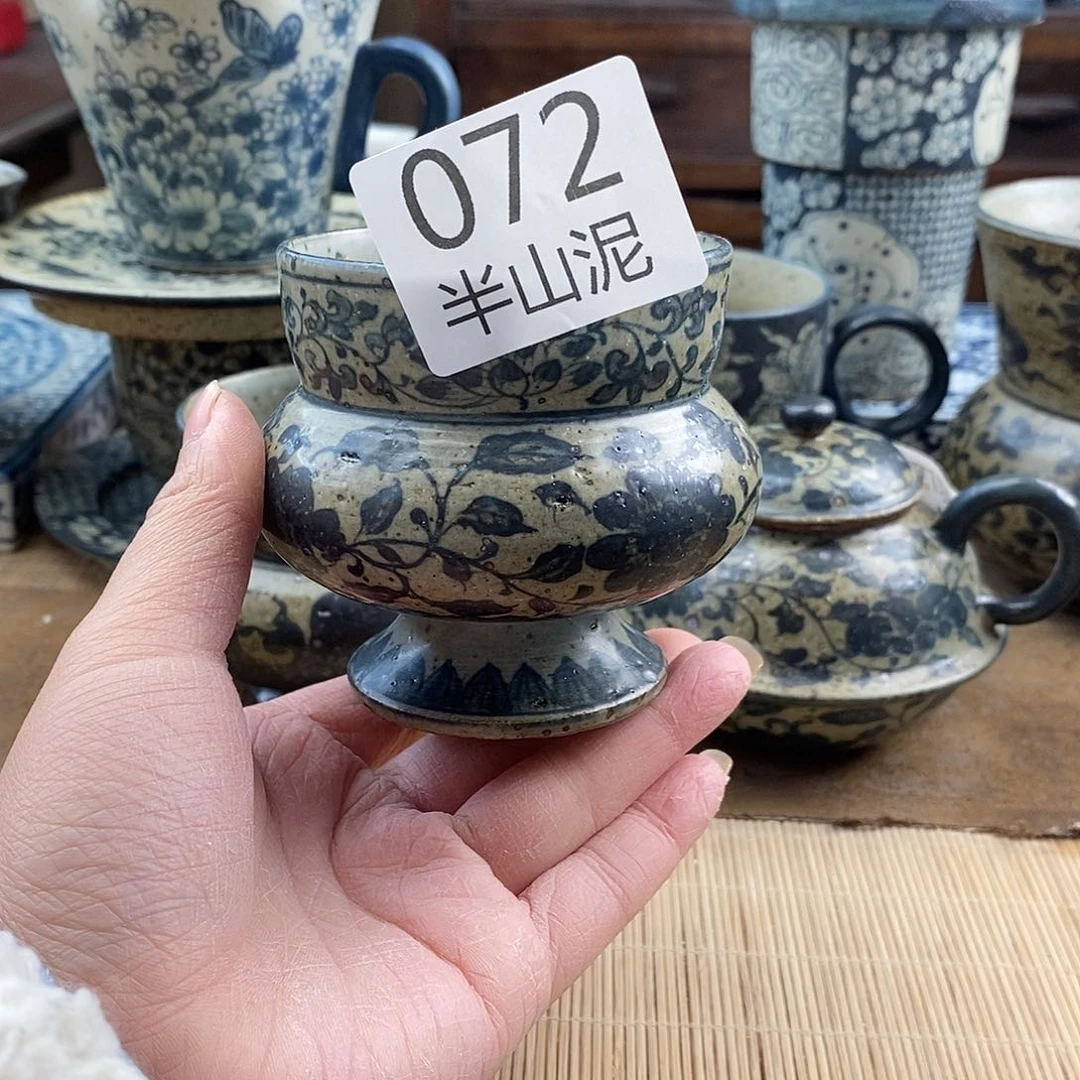 蜡****笔手工手绘青花陶瓷