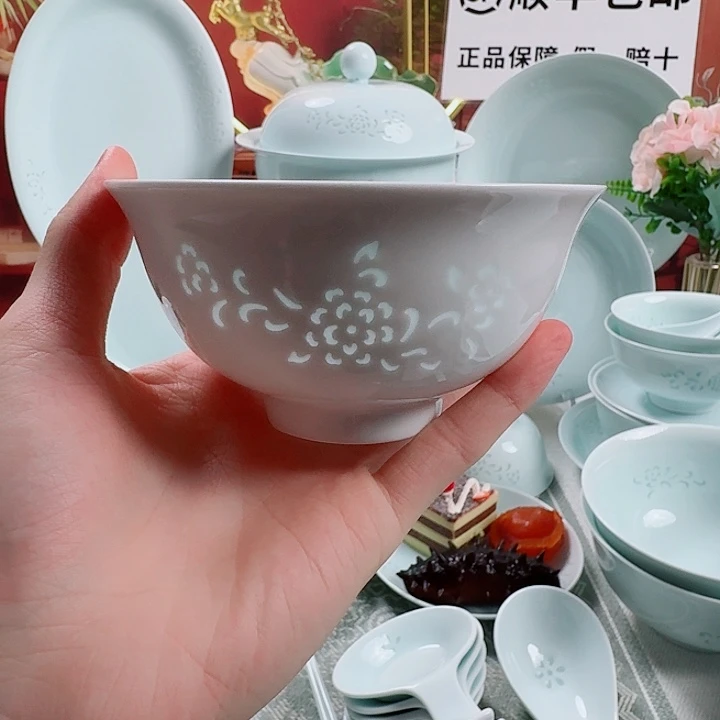 清***～陶瓷景德镇陶瓷碗12个