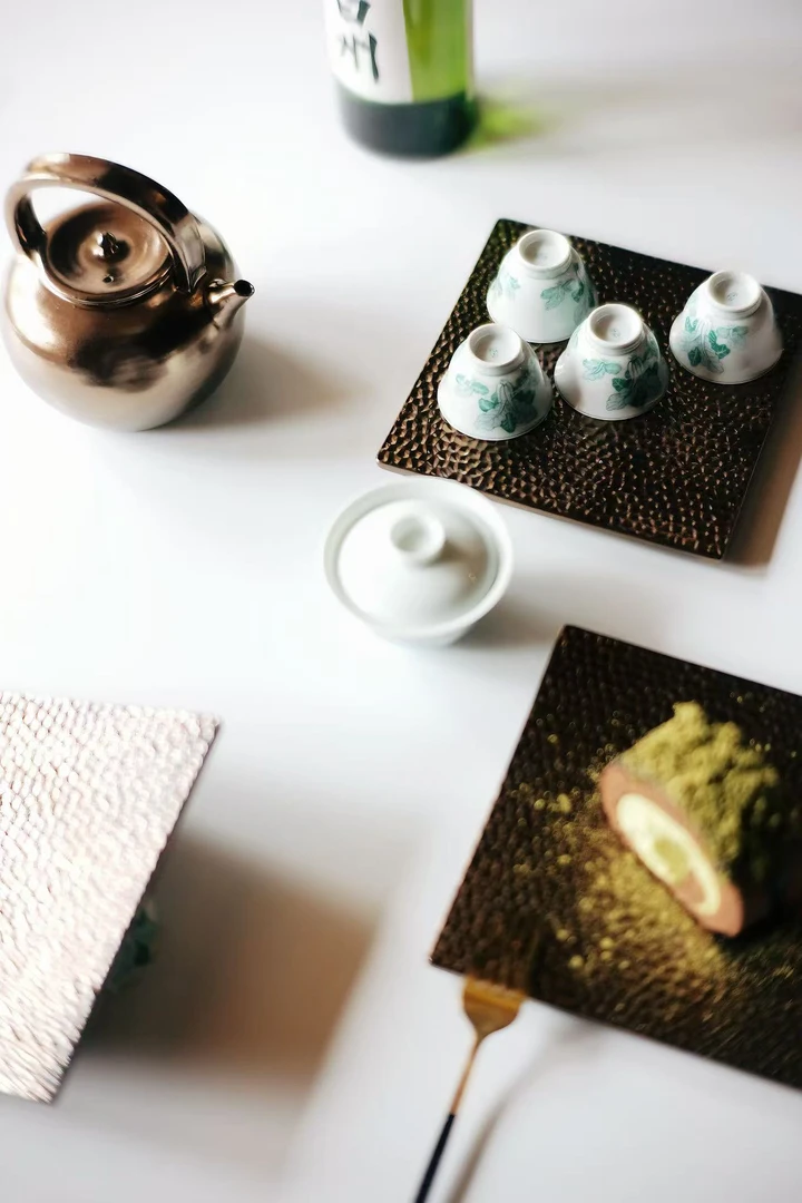 【慢悦•小店】几上造物 鎏金岁月·方寸雅韵干泡台