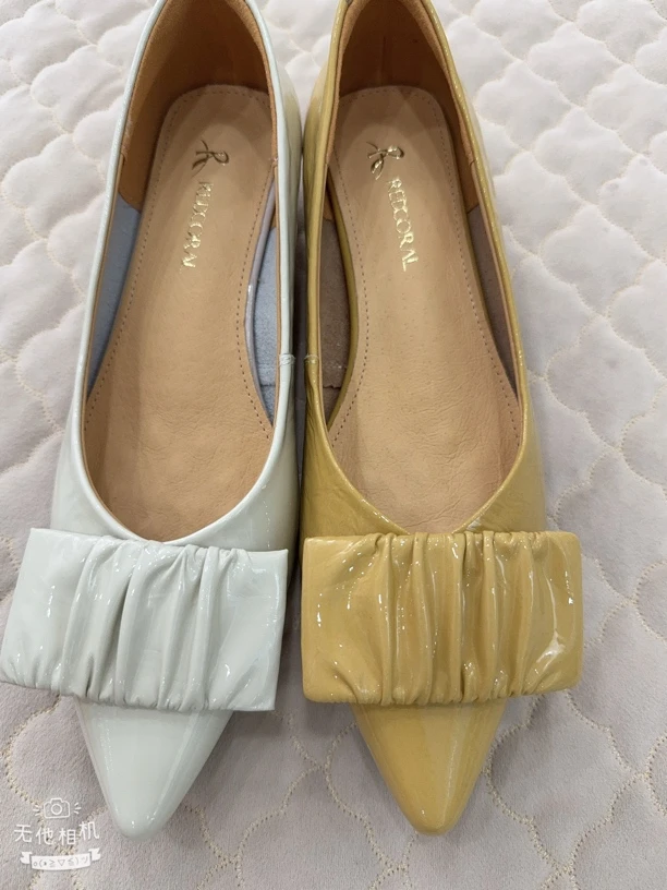 气质尖头浅口秋季常规粗跟春季低跟单鞋牛皮