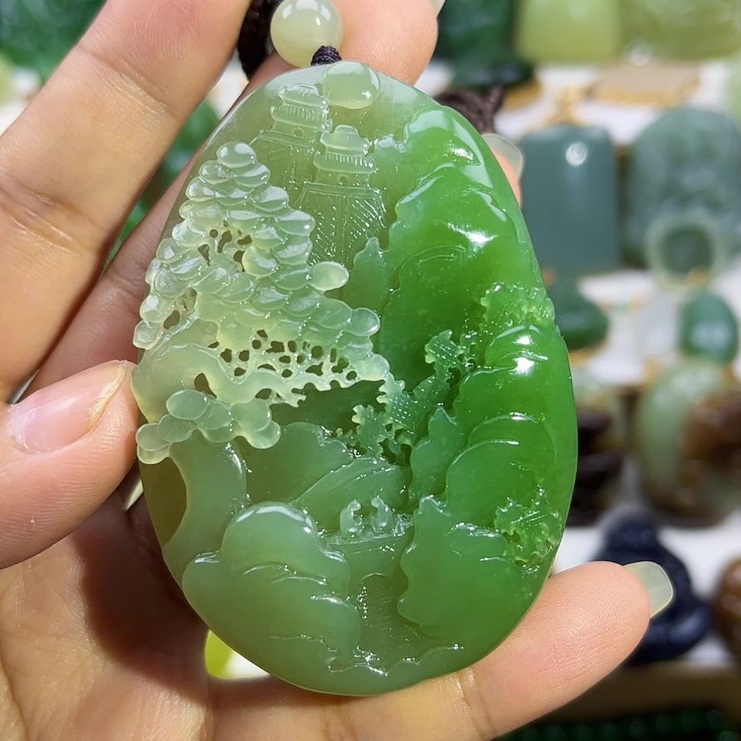 颈饰未镶嵌和田玉