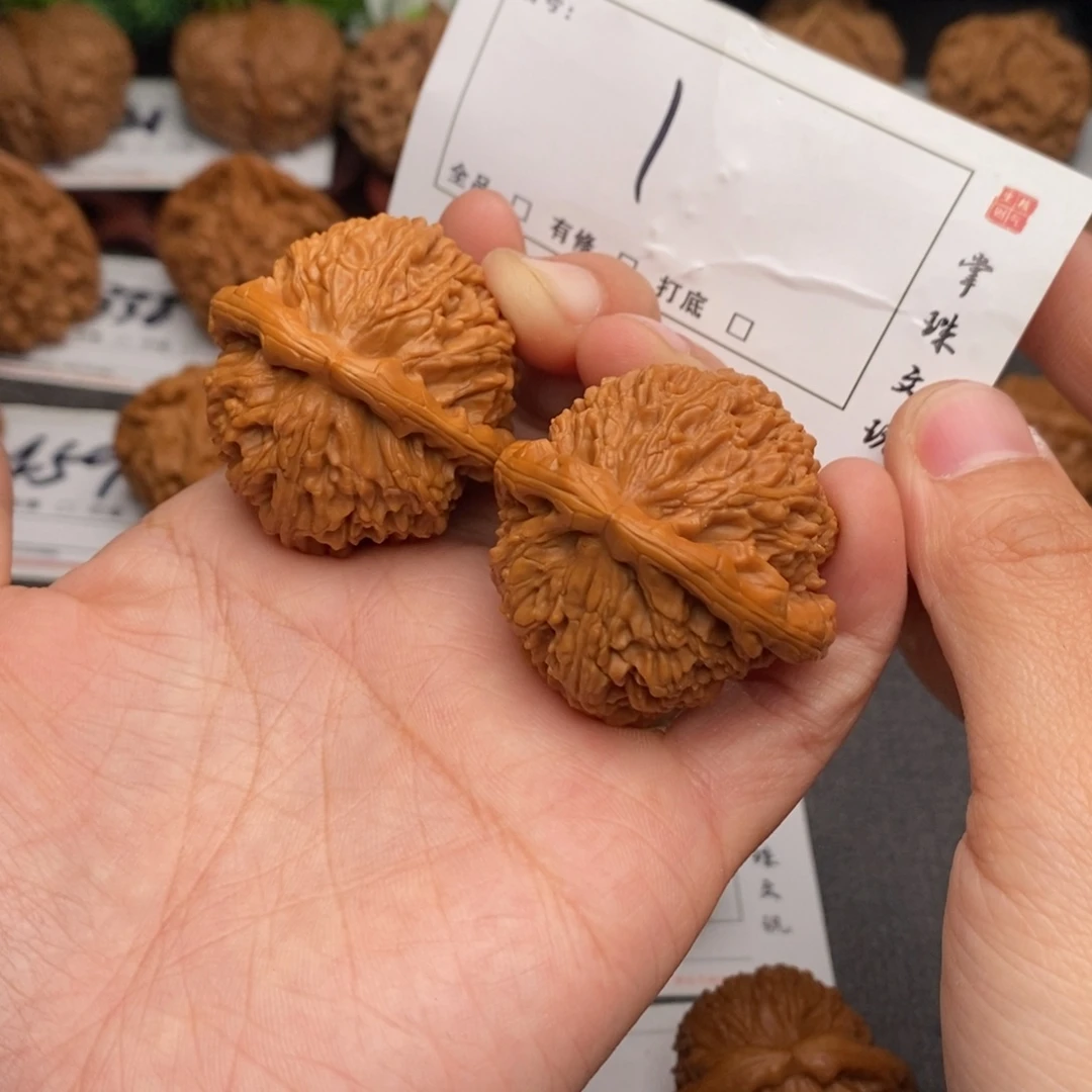 文玩核桃吊坠39三角白1