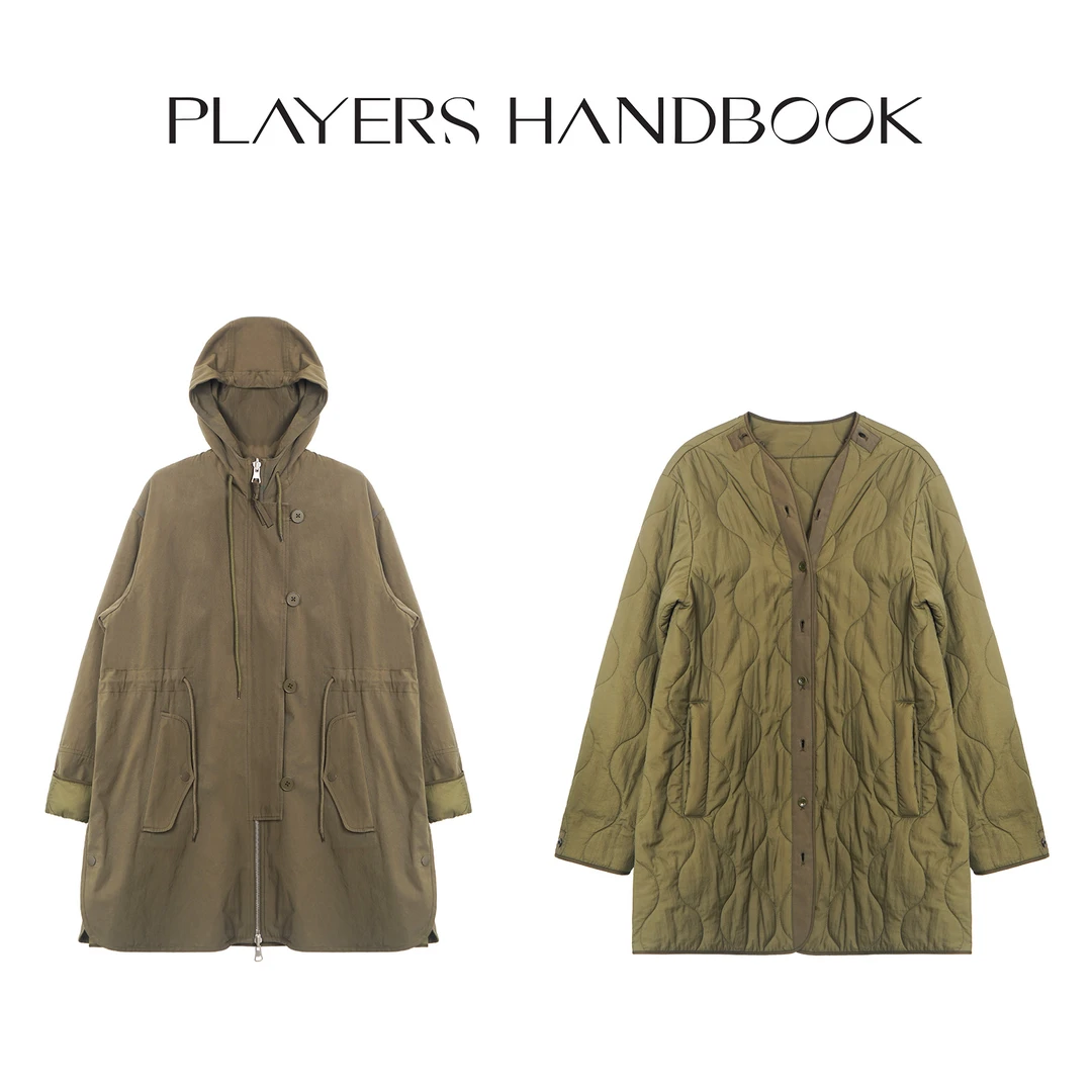 PH《四重奏》可拆卸驼绒内胆四合一实用风衣棉衣棉服外套 PH6158