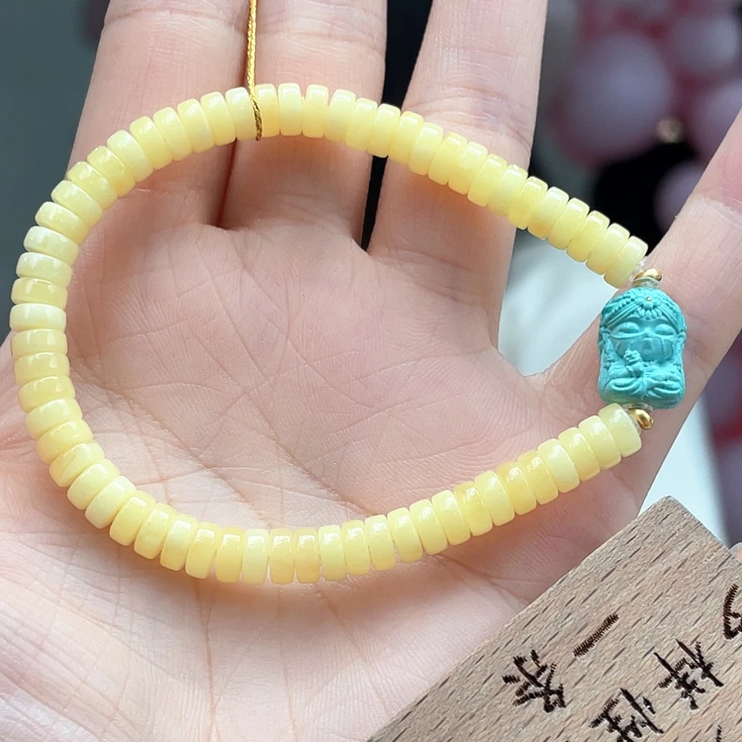 绿松石未镶嵌颈饰