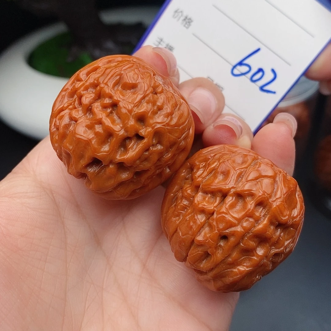 把件文玩核桃37甲骨文602