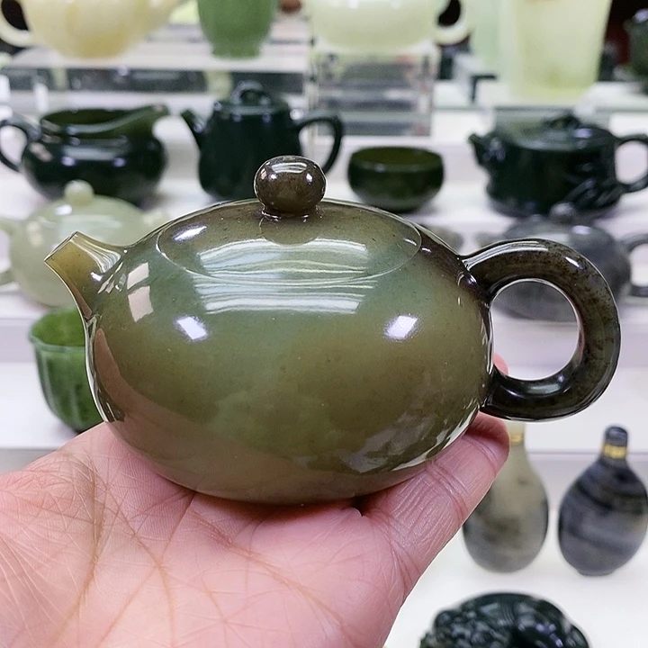 未镶嵌和田玉挂件维*根茶壶