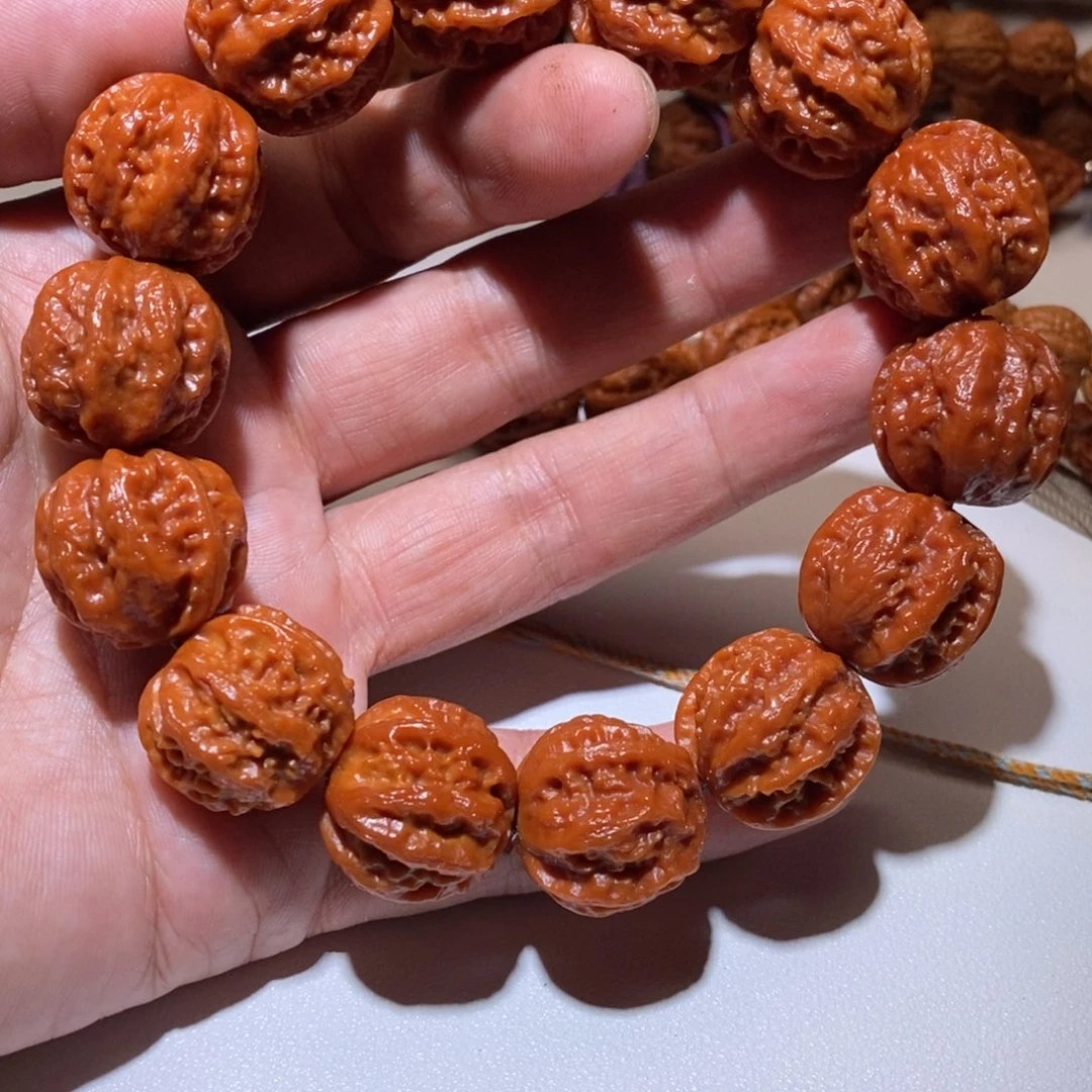 文玩核桃手串20龙脊京八棱