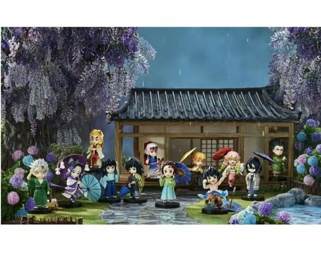 【鬼灭之刃】梅雨系列Q版盲盒手办（下单默认代拆）