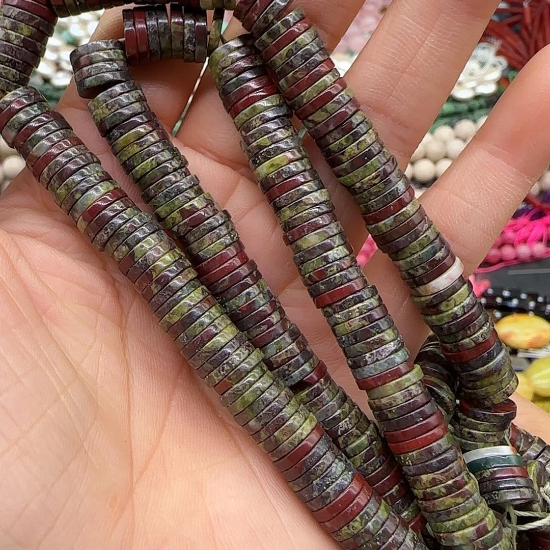 玛瑙/玉髓合金珠宝半成品花绿宝8mm一条