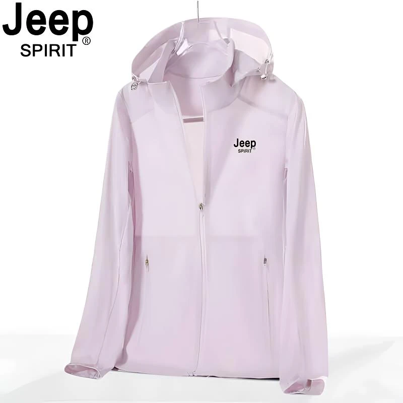 JEEP SPIRIT吉普爆款情侣款冰丝防晒衣新款薄夏季防紫外线皮肤衣