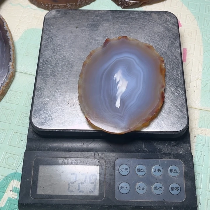 玛瑙/玉髓珠宝奇石未镶嵌晒****钙